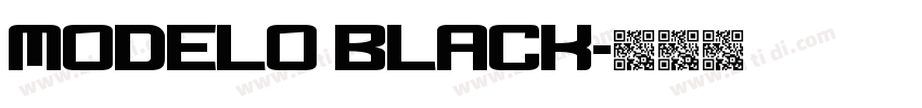 Modelo Black字体转换
